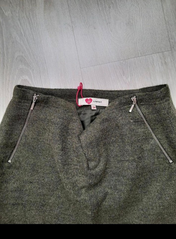 Mini Etek Fermuarlı Detaylı - Görsel 2