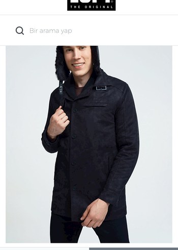 Siyah Süet Erkek Ceket Notch Yaka - Görsel 4