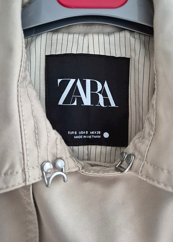 Bej Kemerli Midi Kadın Trençkot - Görsel 3