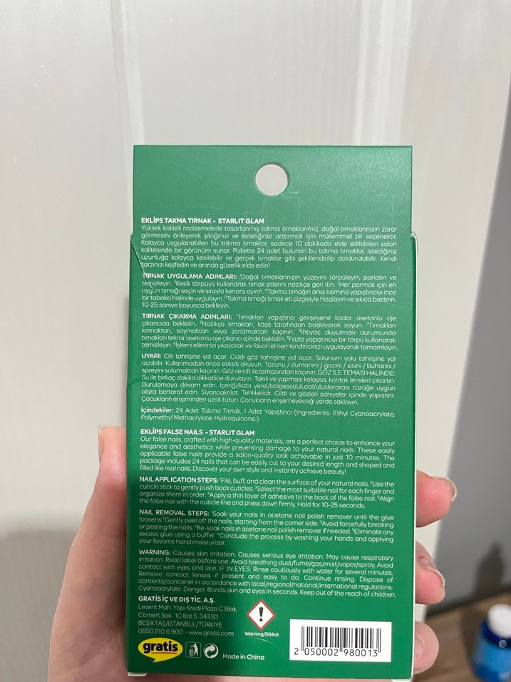 Yıldızlı Takma Tırnak - Görsel 2