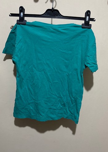 Kız Çocuk GAP Baskılı Koyu Yeşil Tişört - Görsel 3