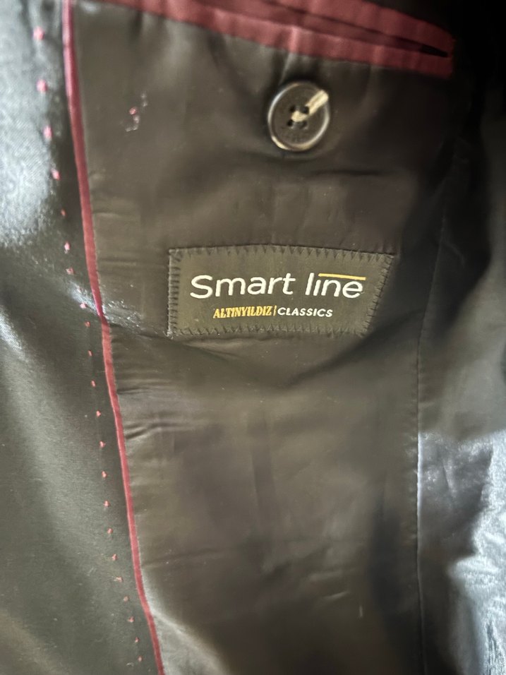 Altınyıldız Bordo Düğmeli Erkek Ofis Takımı - Görsel 2