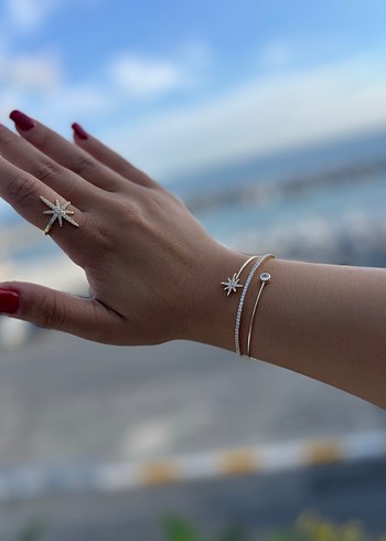 Gold Lodestar Bilezik/Yüzük Set - Görsel 2