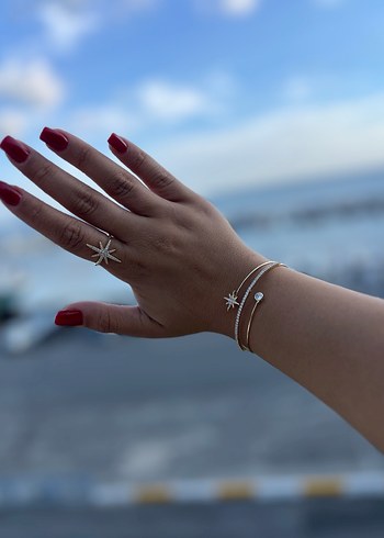 Gold Lodestar Bilezik/Yüzük Set - Görsel 3