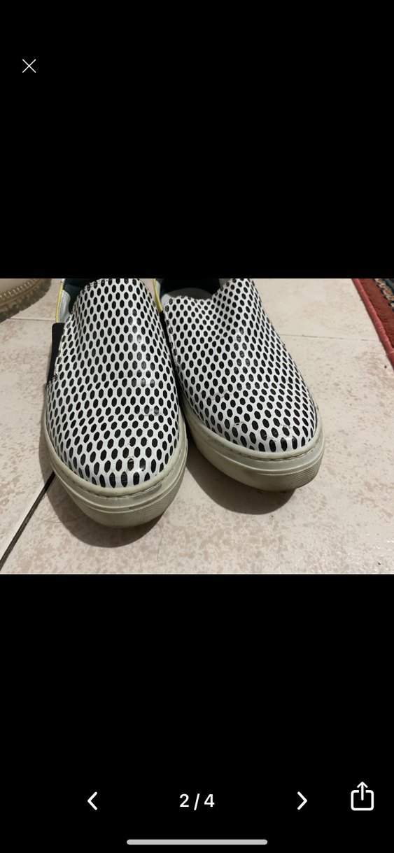 Kadın Yılan Desenli Beyaz Espadril - Görsel 2