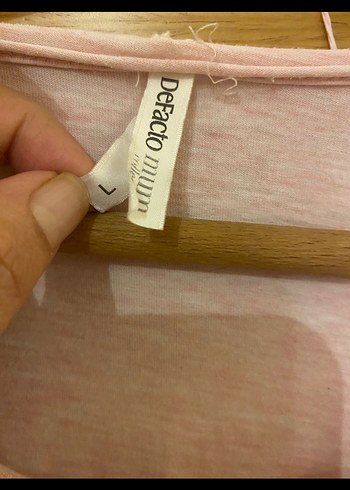 Pembe Hamile Tişörtü Uzun Kollu Rahat Kesim - Görsel 3