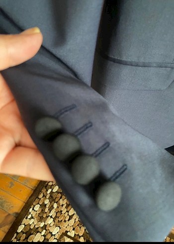 Siyah Erkek Ofis Takımı, Düğmeli, Modern Klasik - Görsel 3