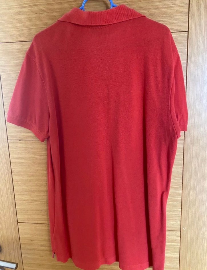 Kırmızı Düğmeli Erkek Polo Tişört - Görsel 2