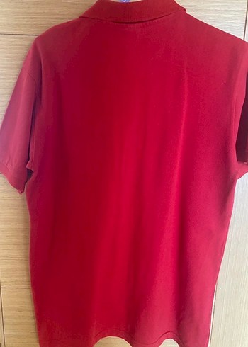 Kırmızı Düğmeli Erkek Polo Tişört - Görsel 2