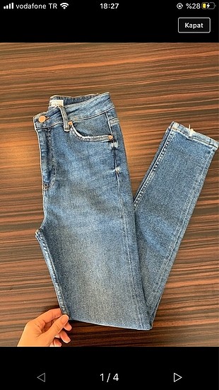 Likralı giyilmemiş pantolon SON FİYATTIR