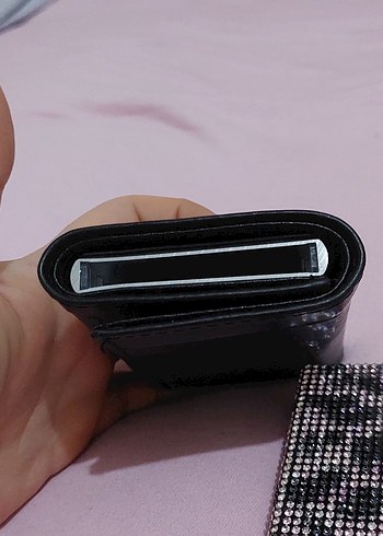 Siyah Baskılı Mekanizmalı Erkek Cüzdan / Kartlık - Görsel 3