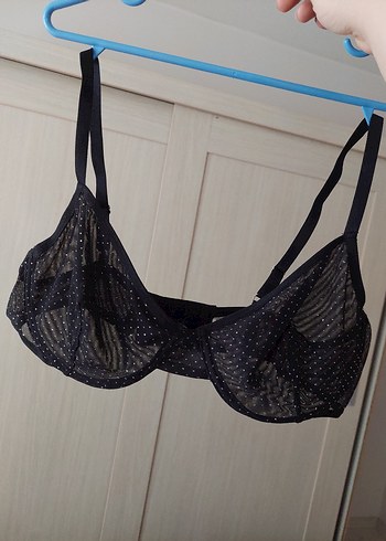 Siyah simli transparan sütyen 95 beden - Görsel 7