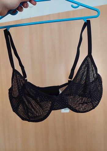 Siyah simli transparan sütyen 95 beden - Görsel 2