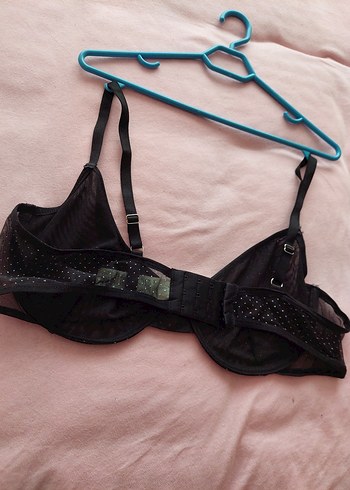 Siyah simli transparan sütyen 95 beden - Görsel 10