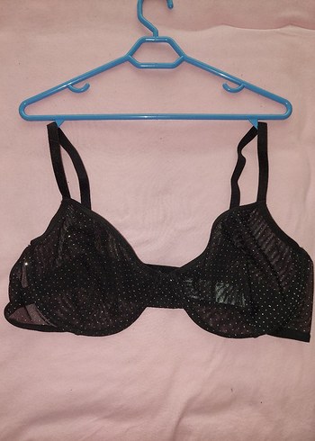 Siyah simli transparan sütyen 95 beden - Görsel 6