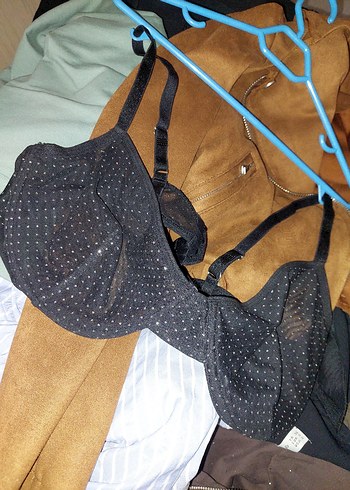 Siyah simli transparan sütyen 95 beden - Görsel 8