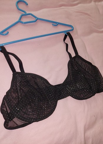 Siyah simli transparan sütyen 95 beden - Görsel 5