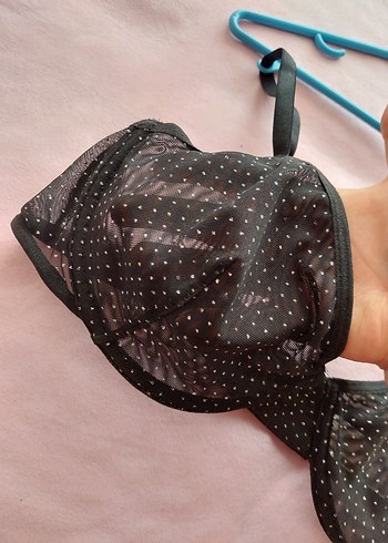 Siyah simli transparan sütyen 95 beden - Görsel 9