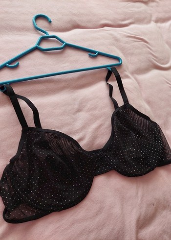 Siyah simli transparan sütyen 95 beden - Görsel 4