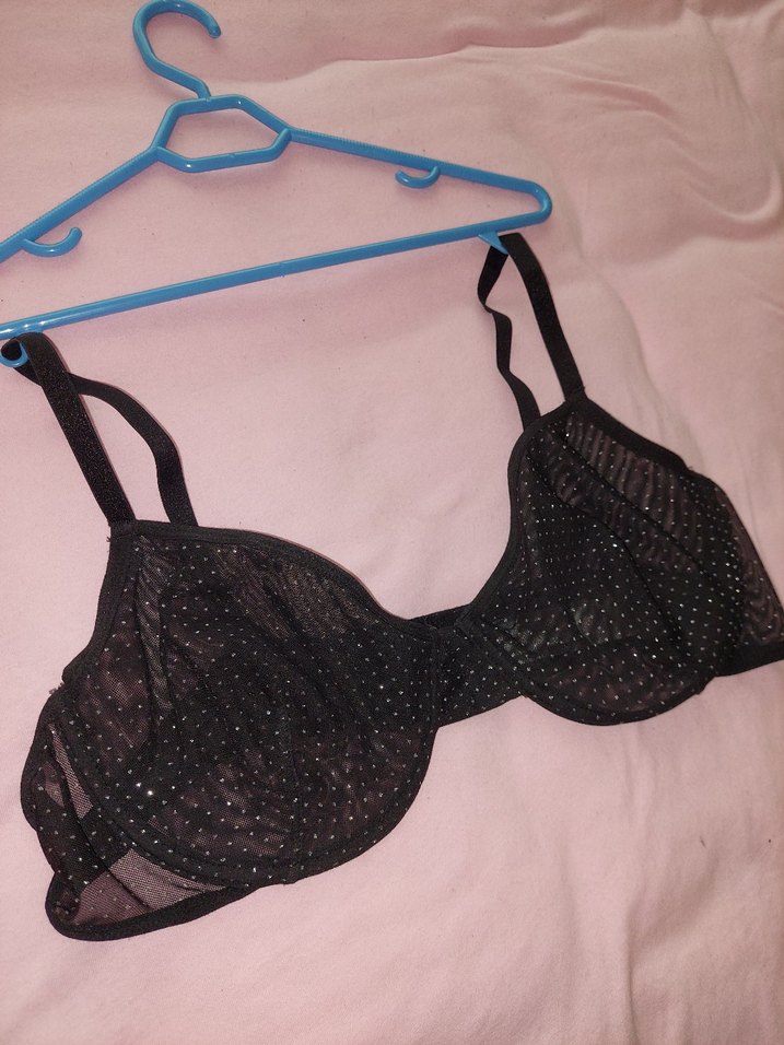 Siyah simli transparan sütyen 95 beden - Görsel 5