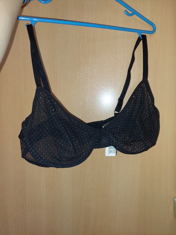 Siyah simli transparan sütyen 95 beden - Görsel 3