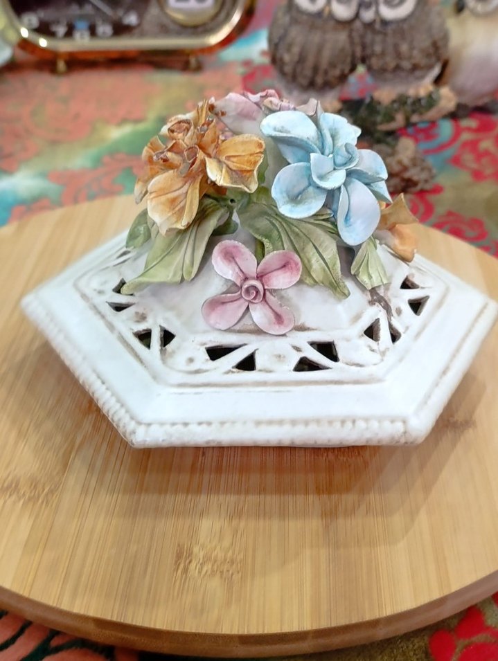 Dantel Detaylı Pastel Renkli Çiçekli - Görsel 3