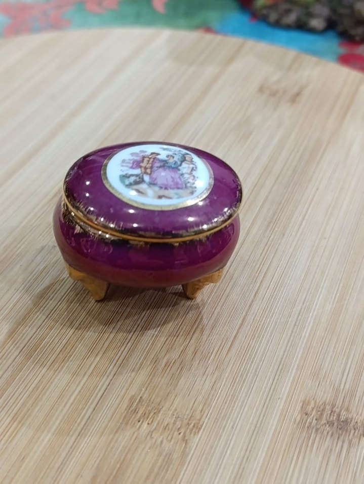 Parlak Mor Pudra Kutusu - Görsel 2