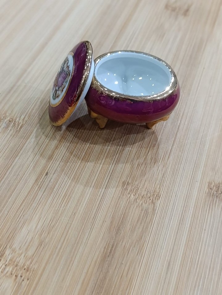 Parlak Mor Pudra Kutusu - Görsel 3