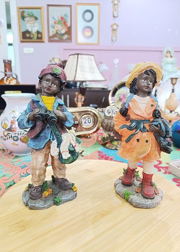 Renkli Çocuk Figürin - Görsel 3