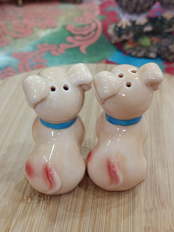 Köpek Figürleri tuzluk biberlik - Görsel 2