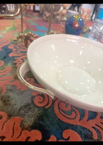 Çiçek Desenli Pastel Kapaklı Tabak - Görsel 3