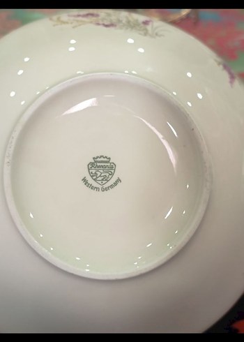 Çiçek Desenli Pastel Kapaklı Tabak - Görsel 4