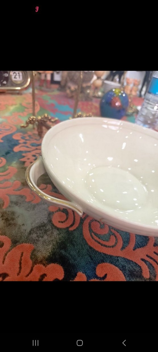 Çiçek Desenli Pastel Kapaklı Tabak - Görsel 3