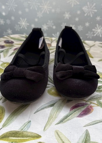 Siyah Fiyonk Detaylı Kız Babet - Görsel 4