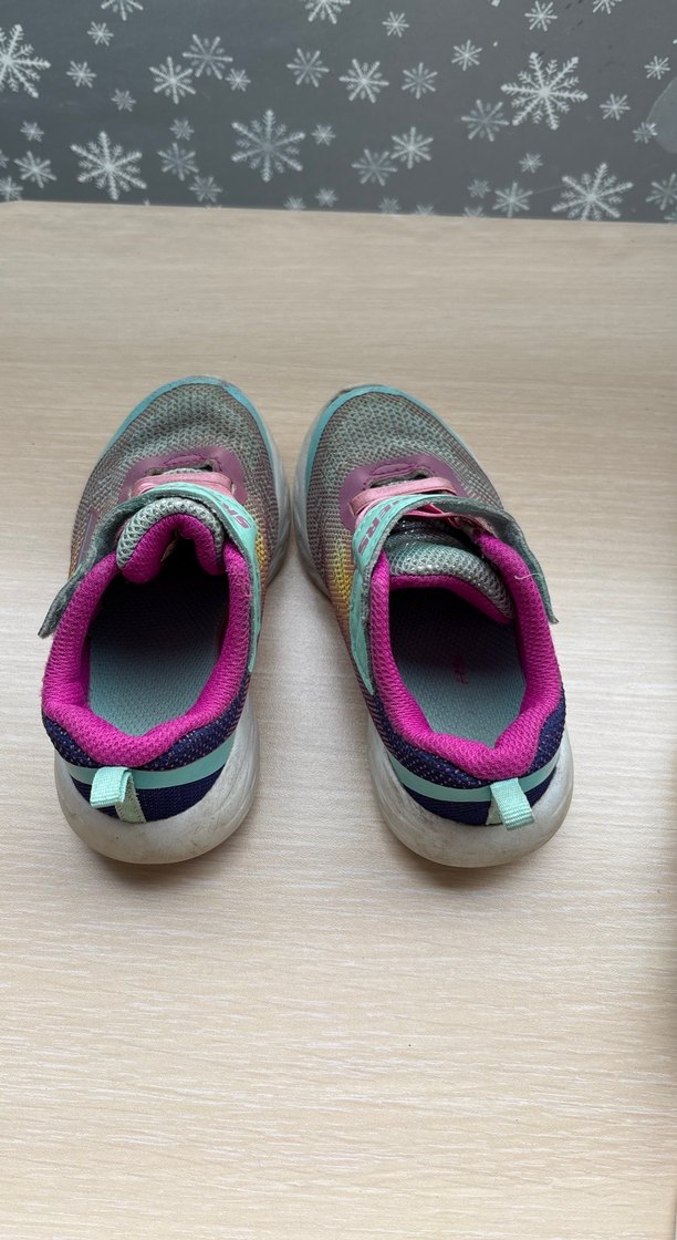 Kız Çocuk Renkli Skechers Spor Ayakkabı - Görsel 5