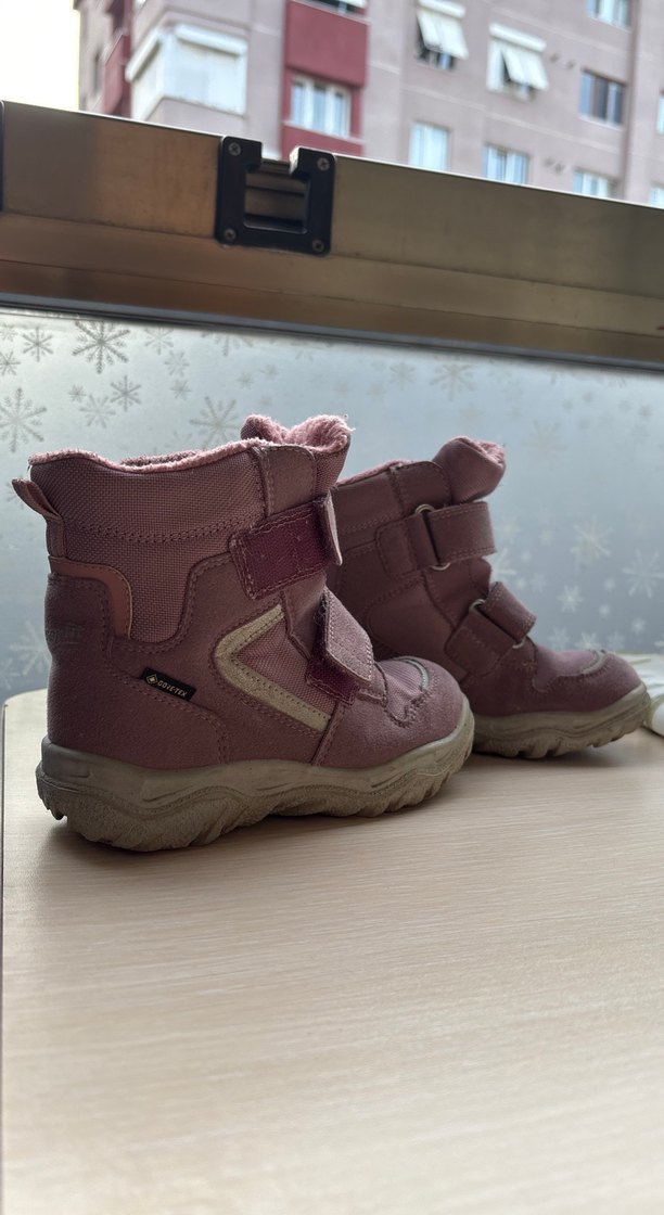 Kız Çocuk pembe goretex bot - Görsel 5