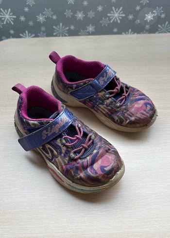 Kız Çocuk Mor Bağcıklı Spor Ayakkabı - Görsel 5