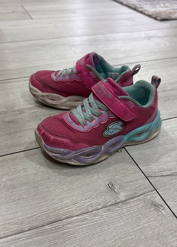 Kız Çocuk Işıklı Pembe Bağcıksız Spor Ayakkabı - Görsel 3