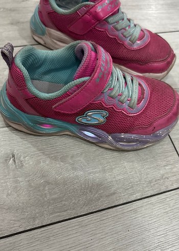 Kız Çocuk Işıklı Pembe Bağcıksız Spor Ayakkabı - Görsel 5