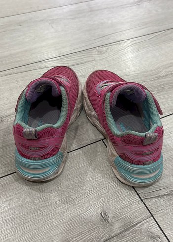 Kız Çocuk Işıklı Pembe Bağcıksız Spor Ayakkabı - Görsel 4