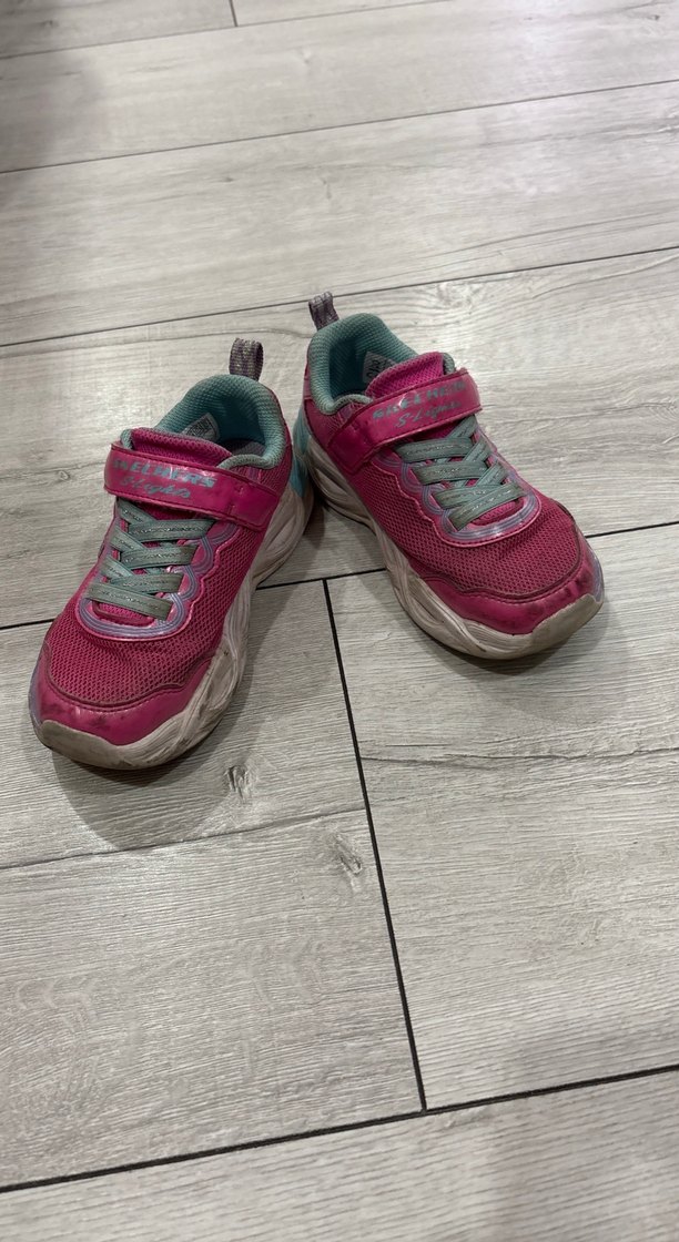 Kız Çocuk Işıklı Pembe Bağcıksız Spor Ayakkabı - Görsel 2