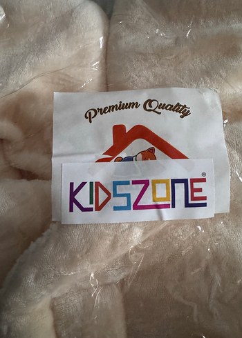 Beyaz Çocuk Battaniyesi, Yumuşak Kumaş - Görsel 2