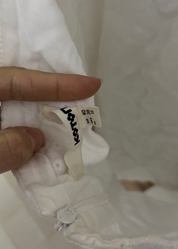 Beyaz Dantelli Bohem Midi Elbise - Görsel 3