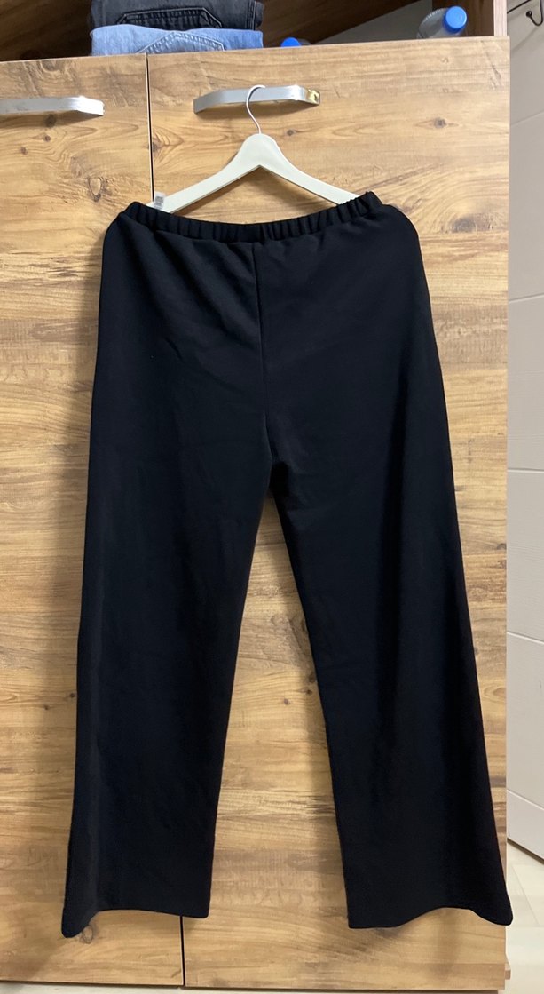 Siyah Kadın Kumaş Pantolon Regular Fit - Görsel 2