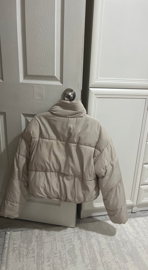 Krem Hm Şişme Mont - Görsel 2