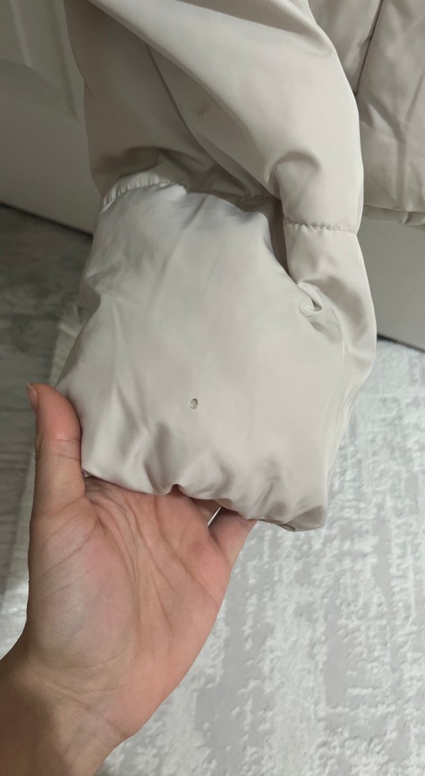 Krem Hm Şişme Mont - Görsel 5