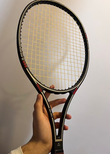 Kahverengi Saplı Koyu Tenis Raketi - Görsel 8