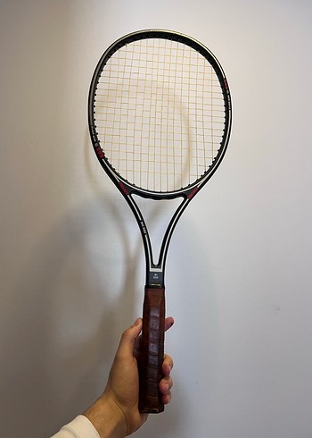 Kahverengi Saplı Koyu Tenis Raketi - Görsel 4