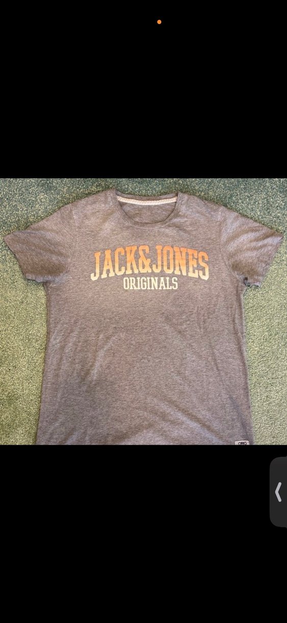 Jack & Jones Gri Baskılı Erkek Tişört - Görsel 2