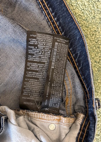 Erkek Zara Bol Kesim Ripped Midi Kot Pantolon - Görsel 6